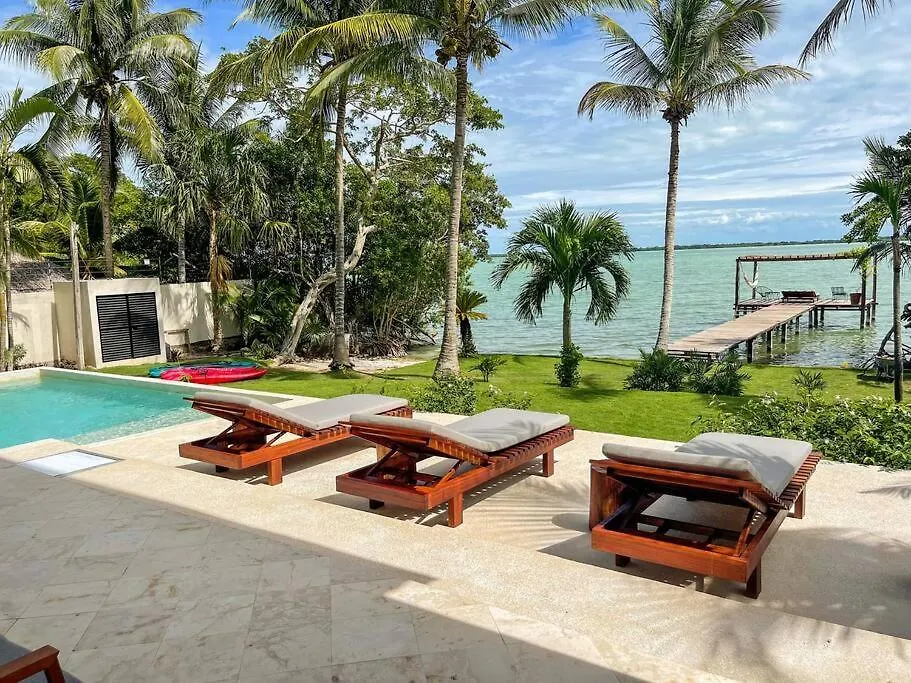 7Br Beautiful Waterfront Villa - Perfect Getaway By Solmar Rentals Chetumal
